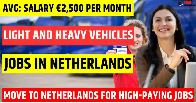 Driver Job in Netherlands 2025-26
