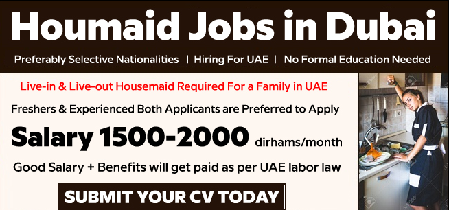 Nanny and Maid Jobs in UAE 2025-26
